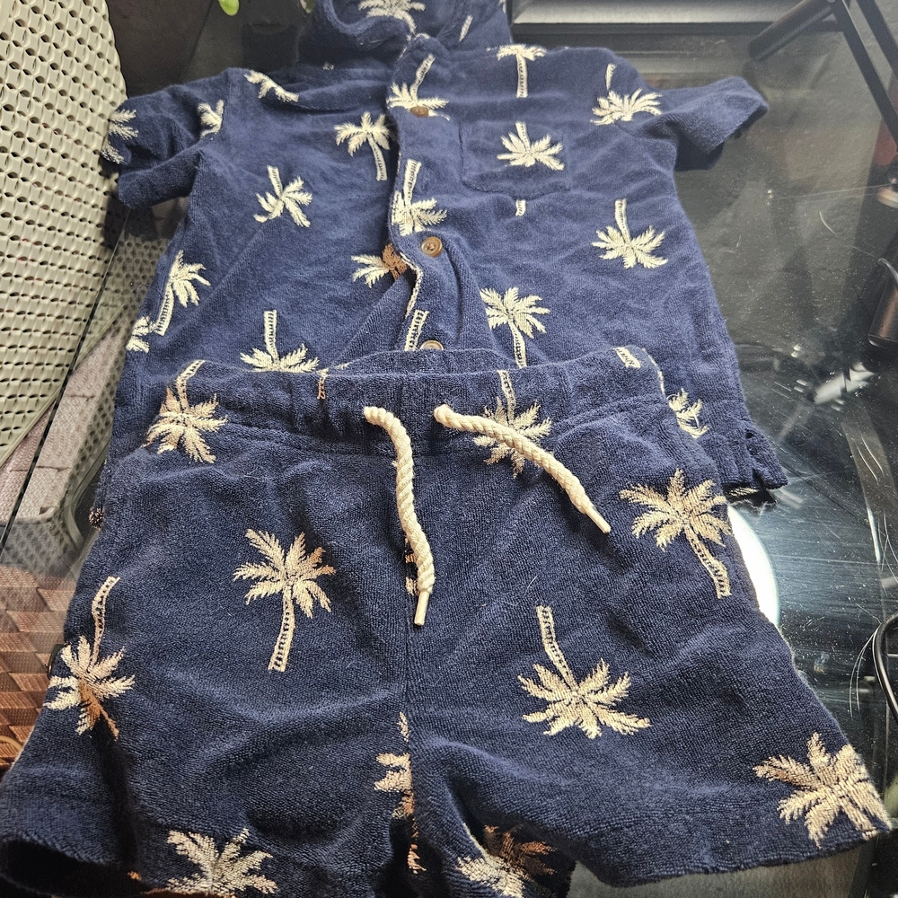 Old Navy Kids Matching Set - Navy and Cream